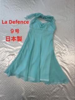 極美品　ジュネビビアン　シフォン　ドレス　ロング　ワンピース　ネイビー　９ Lace Ladies ドレス ギャザーシェイプロングシフォンワンピース