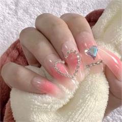 ネイルチップ 量産型ガーリーワンホン イニシャル - メルカリ