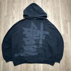 90年代 stussyハーフパーカー 90～00s OLD STUSSY/Half zip Hoodie/China製/紺タグ/L/ハーフ