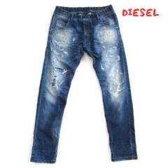 2025年最新】DIESEL ディーゼル KROOLEY パンツ コットン 青