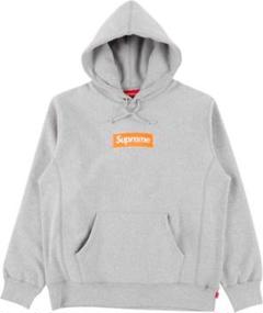 Supreme 17AW グレーM Box Logo Hooded Sweat