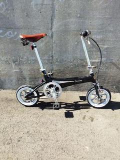最小サイズ‼️極美品❗FIAT 折りたたみ自転車 ミニベロ 小径タイヤ フィアット 自転車 ミニベロ FIAT ［外装6段 /20インチ］ Blue