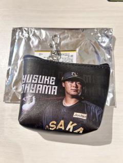 【新品】阪神梅田限定 タイガース ブラックダイナマイト 大山悠輔　ミニポーチ