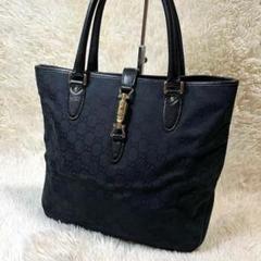 GUCCI グッチ ジャッキー ゴールド金具 GGキャンバス トート
