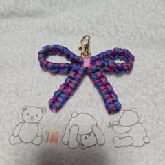 リボン型パラコードアクセサリー