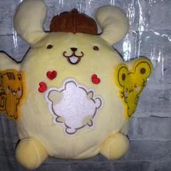 ♡ポムポムプリンぬいぐるみ （ハート付き）　20cm