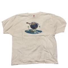 00s アート tシャツ 地球 earth peace 古着 希少 hanesのサムネイル