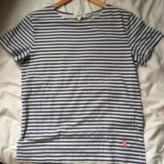 a.p.c ボーダー Tシャツ ネイビー/白