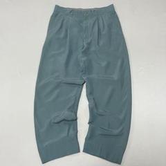 90s Vintage シルク レーヨン 3タック センタープレス スラックス
