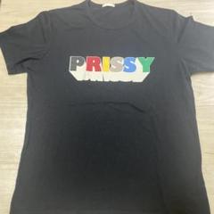 PRISSY カラフルロゴ Tシャツ ブラックのサムネイル
