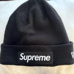 Supreme ニット帽 ブラック