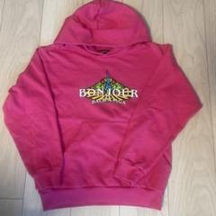 値下げ【美品】バレンシアガ キッズパーカー ピンク　size10
