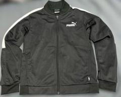 PUMA プーマ ジャージ 黒/白ライン　140cm ジュニア 小学生