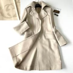 GUCCI インターロッキング カシミヤ混 ロングコート 42サイズ GG柄 GUCCI インターロッキング カシミヤ混 ロングコート 42サイズ GG柄