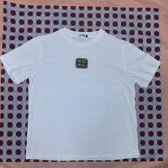 miu 美品 MIU ミュウミュウ コットン ストライプ ノースリーブ