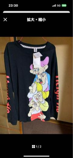 タケオキクチ白雪姫7人の小人長袖tシヤツカットソー