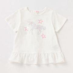 メゾピアノ☆ユニコーンビジュースパンコールTシャツ140