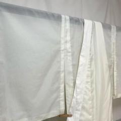 C206化繊　夏用　絽　長襦袢　半衿無し　バチ衿　トールサイズ　美品　洗える着物