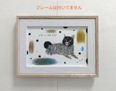 ペン画　手描き　犬　動物　自作　絵画　イラスト
