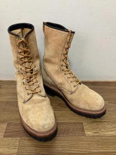 極美品 REDWING レッドウィング 9211 スエードロガーブーツ 7D