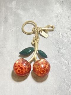 COACH コーチ キーホルダー キーリング チェリー さくらんぼ