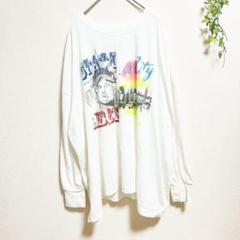 インフィールド【F】長袖カットソー Tシャツ ビッグプリント ネオンカラー