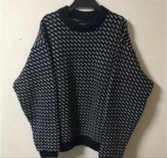 希少　ヴィンテージ　佐原みゆき着用　古着L.LBeanバーズアイニット 希少 ヴィンテージ 佐原みゆき着用 古着L.LBeanバーズアイニット