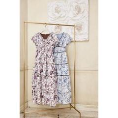ワンピース herlipto Watercolor Floral Tiered Dress herlipto Watercolor Floral Tiered Dress（Floral tiered dress
