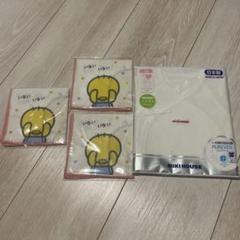 MIKI HOUSE 肌着 50サイズ 日本製 ガーゼハンカチ3枚