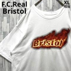 FCRB エフシーレアルブリストル 半袖Tシャツ ファイヤーパターン L ソフ