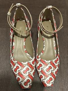 【極美品】 タグ付き バーバリー パンプス ブラウン ラウンドトゥ 24 未使用 TOD'S TODS トッズ パンプス XXW59B0BH40NYH レディース レザー