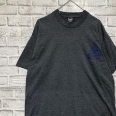USA製90sヴィンテージTシャツ！シングルステッチ　グレー半袖古着　XL77