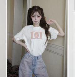 Darich ダーリッチ キルティングアップリケビジューTシャツ ホワイト ダーリッチ キルティングアップリケビジューTシャツ（ホワイト