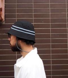 COMFORTABLE REASON ストライプ バケットハット COMFORTABLE REASON ストライプ バケットハット 帽子