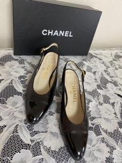 新品・未使用 シャネル 黒パンプス 36ハーフ 23.5センチ