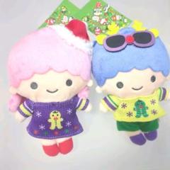 サンリオ マスコットホルダー キキララ クリスマスセーターデザイン ぬいぐるみ