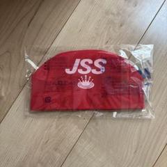 JSS 水泳キャップ 赤. M