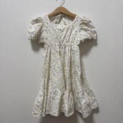 韓国こども服　oh,kid 　ワンピース 女の子 イエロー 花柄