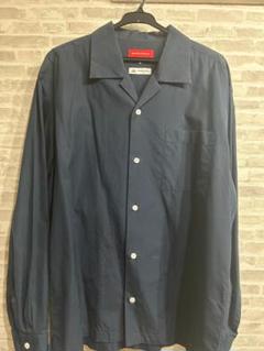 【限定】THOMAS MASON オープンカラーシャツ ネイビー 46