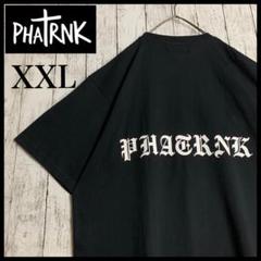 【美品・希少XXLサイズ】ファットランク☆ビッグバックロゴ入りTシャツ/2562