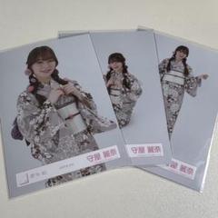 櫻坂46 生写真 守屋麗奈 2025年浴衣セミコンプ