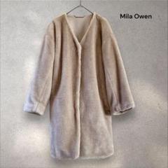Mila Owen ミラオーウェン ファーコート レオパード柄 Sサイズ Mila Owen ミラオーウェン ファーコート レオパード柄 Sサイズ