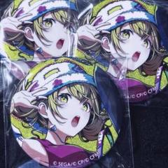 《人気》プロセカ プロジェクトセカイ グリッター缶バッジ 小豆沢こはね