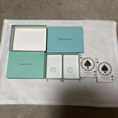 ティファニー トランプ 未使用 新品 未開封 新品未使用 ティファニー トランプ グレー&グリーン ビニール封