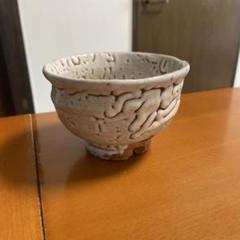 萩焼の茶碗(白釉)直径約12cm