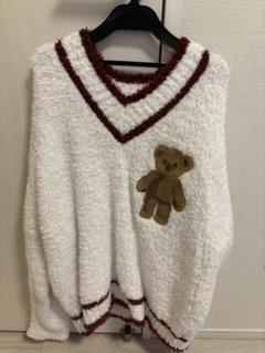 GELATO PIQUE ホリデーテディベア刺繍 Vネック セットアップ GELATO PIQUE ホリデーテディベア刺繍 Vネック セットアップ