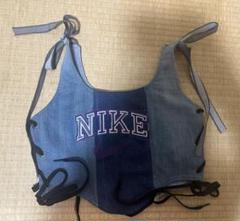 希望価格コメントしてください！！】NIKEリボントップスリメイク
