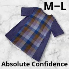 『Absolute Confidence』レディース　チュニック 紫 M−L