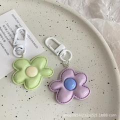 推し活 ラベンダー キーホルダー 紫 花 手作り感 アクセサリーチャーム