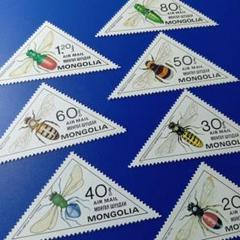 3951 外国切手 SWA  1987年 Erik Holm デザイン 昆虫 ヘアゴム1個 記念切手 1986-87年発行 昆虫シリーズ 第1集〜第5